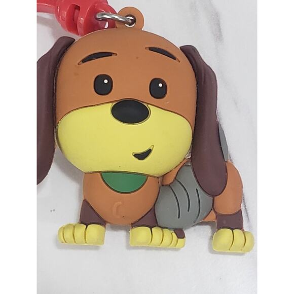 Disney Pixar TOY STORY Figural Bag Clip Dog‎ Slinky Slink Keychain - Picture 2 of 5
